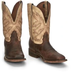 'Nocona' Men's 11" Henry Western Square Toe - Antiqued Brown Cowhide / Vintage Stone 18 'Nocona' Men's 11" Henry Western Square Toe - Antiqued Brown Cowhide / Vintage Stone -Shoes Series Shop NCA 002 HR5570 1024x1024@2x