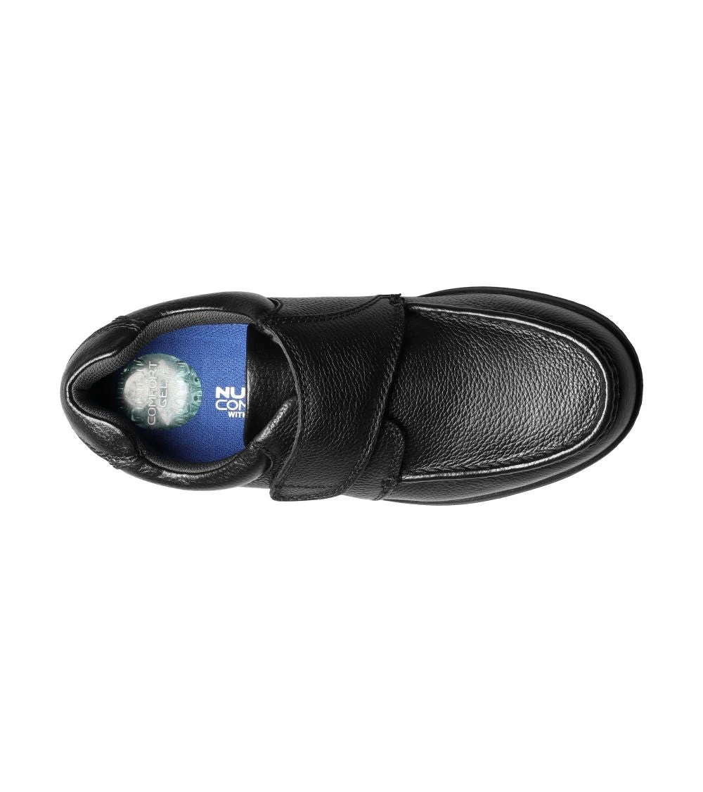 'Nunn Bush' Men's Cam Moc Toe Strap - Black Tumbled 4 'Nunn Bush' Men's Cam Moc Toe Strap - Black Tumbled - Image 2