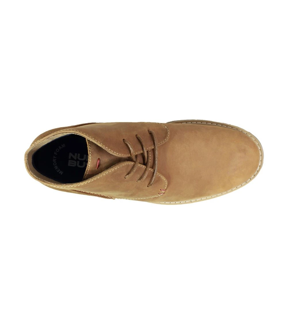 'Nunn Bush' Men's Littleton Plain Toe Chukka Boot - Tan Leather 4 'Nunn Bush' Men's Littleton Plain Toe Chukka Boot - Tan Leather - Image 2