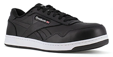 'Reebok' Men's Club MemoryTech ESD Comp Toe - Black / White 3 'Reebok' Men's Club MemoryTech ESD Comp Toe - Black / White