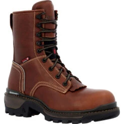 'Rocky' Men's 9" Rams Horn EH WP Logger Soft Toe - Brown 14 'Rocky' Men's 9" Rams Horn EH WP Logger Soft Toe - Brown -Shoes Series Shop RKK0395 1024x1024@2x