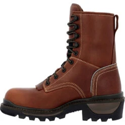 'Rocky' Men's 9" Rams Horn EH WP Logger Soft Toe - Brown 15 'Rocky' Men's 9" Rams Horn EH WP Logger Soft Toe - Brown -Shoes Series Shop RKK0395 instep profile 1024x1024@2x