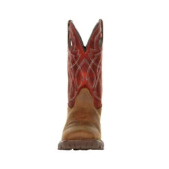 'Rocky' Men's 11" Western Legacy 32 WP Soft Toe - Brown / Red -Shoes Series Shop RKW0316 front 1024x1024@2x