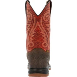 'Rocky' Men's 11" Worksmart EH WP Comp Toe - Dark Brown -Shoes Series Shop RKW0385 back 1024x1024@2x