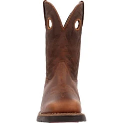 'Rocky' Men's Long Range Western WP Soft Toe - Brown -Shoes Series Shop RKW0390 front 1024x1024@2x