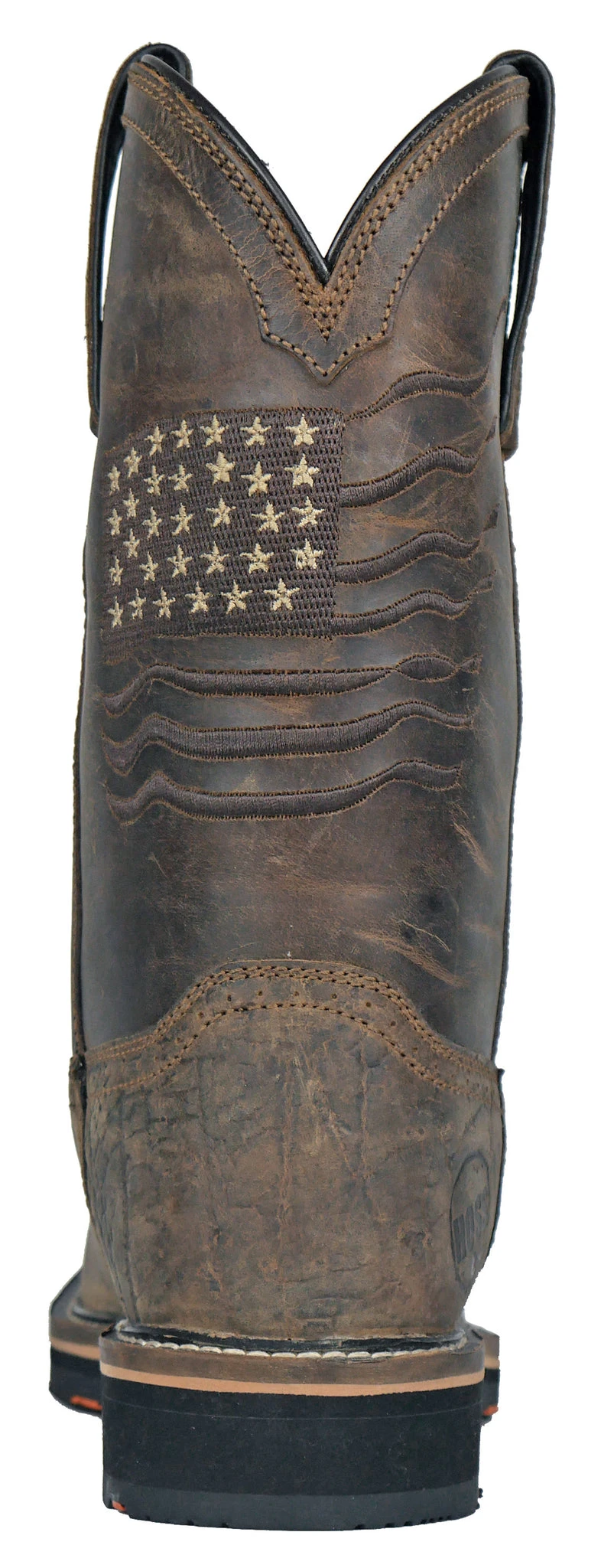 'Hoss Boots' Men's Rushmore Western EH Soft Toe - Rancher Brown 7 'Hoss Boots' Men's Rushmore Western EH Soft Toe - Rancher Brown - Image 5