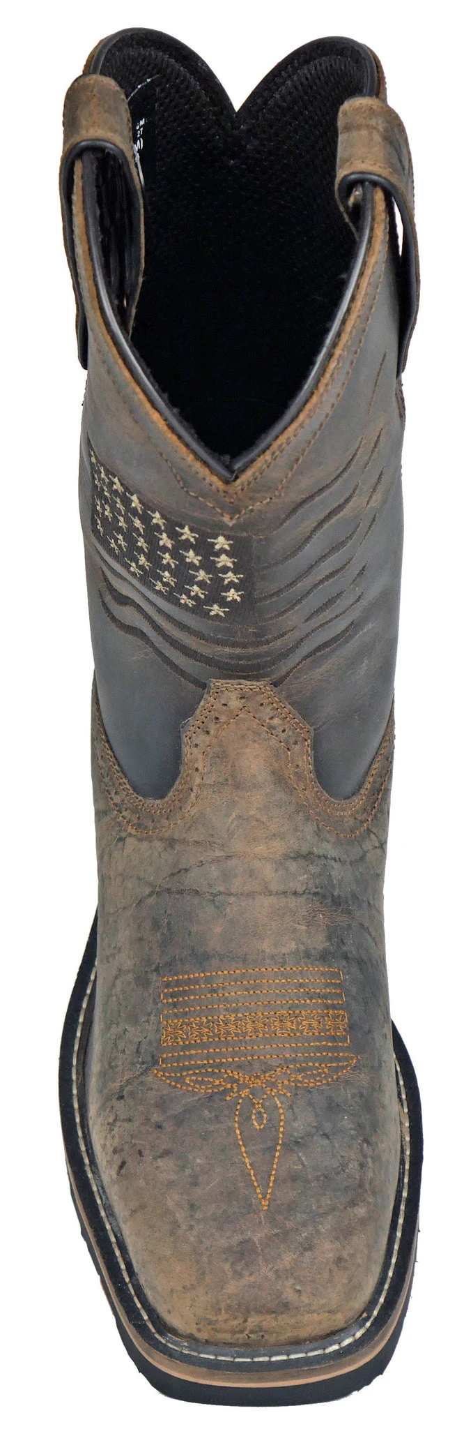 'Hoss Boots' Men's Rushmore Western EH Soft Toe - Rancher Brown 4 'Hoss Boots' Men's Rushmore Western EH Soft Toe - Rancher Brown - Image 2