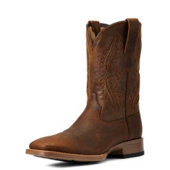 'Ariat' Men's 11" Rowder VentTek 360° Western Square Toe - Earth / Mack Brown -Shoes Series Shop S22 MNS WEST 10040237 3 4 front 1024x1024@2x
