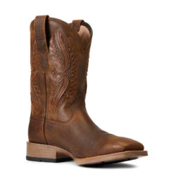 'Ariat' Men's 11" Rowder VentTek 360° Western Square Toe - Earth / Mack Brown -Shoes Series Shop S22 MNS WEST 10040237 medial 1024x1024@2x