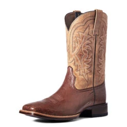 'Ariat' Men's 11" Night Life Ultra Western Square Toe - Antique Tabac Smooth Quill Ostrich / Sorrel Brown 11 'Ariat' Men's 11" Night Life Ultra Western Square Toe - Antique Tabac Smooth Quill Ostrich / Sorrel Brown -Shoes Series Shop S22 MNS WEST 10040344 front 1024x1024@2x