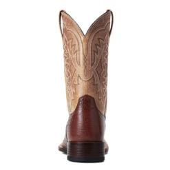 'Ariat' Men's 11" Night Life Ultra Western Square Toe - Antique Tabac Smooth Quill Ostrich / Sorrel Brown 12 'Ariat' Men's 11" Night Life Ultra Western Square Toe - Antique Tabac Smooth Quill Ostrich / Sorrel Brown -Shoes Series Shop S22 MNS WEST 10040344 heel 1024x1024@2x