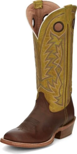 'Tony Lama' Men's 15" Fairview Buckaroo Western Square Toe - Brown / Moss Green 17 'Tony Lama' Men's 15" Fairview Buckaroo Western Square Toe - Brown / Moss Green -Shoes Series Shop TNL 010 SA2001 1024x1024@2x
