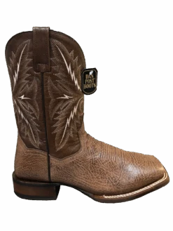 'Dan Post' Men's 11" Western Square Toe - Brown / Cognac